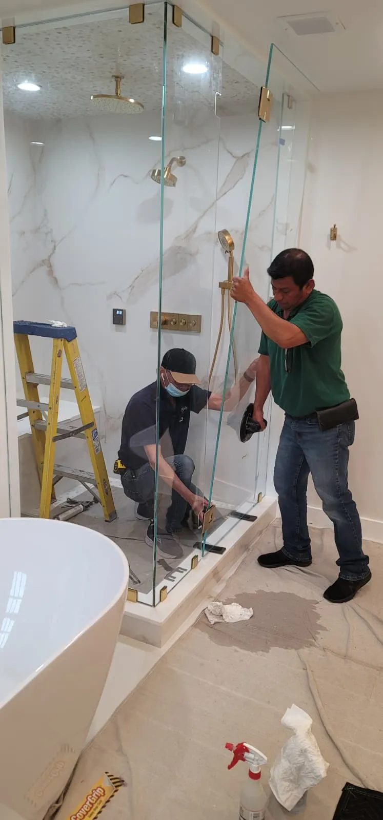 Glass installation Connecticut - All Glass and Mirror LLC