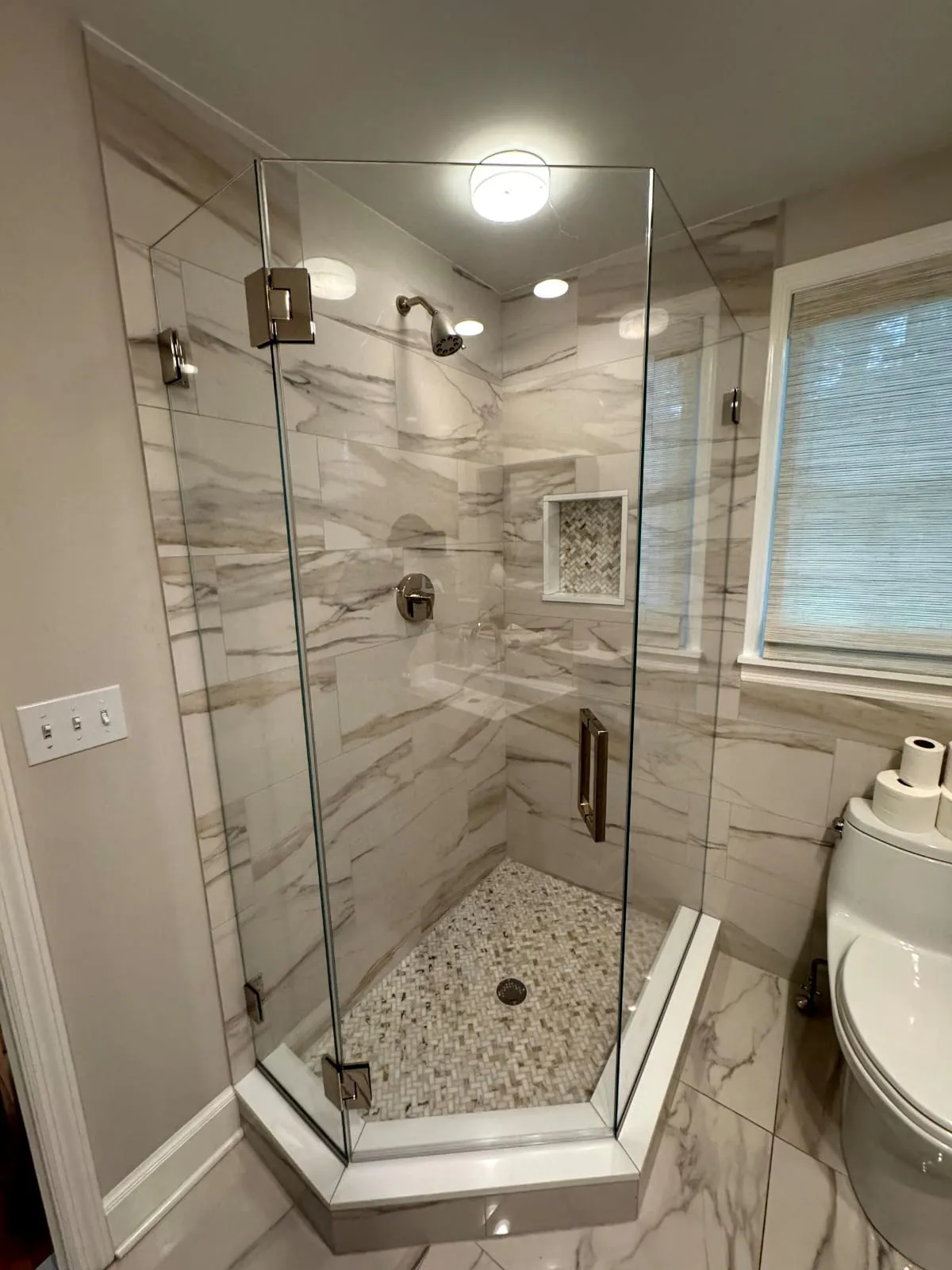Glass tabletop custom shape Connecticut - All Glass and Mirror LLC