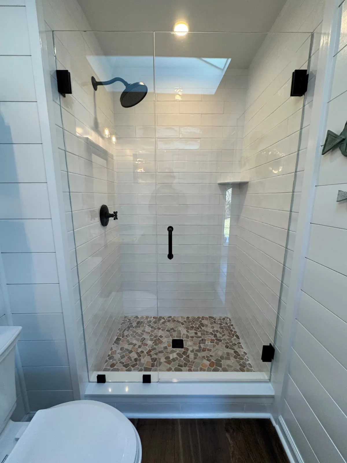 Glass railing staircase Connecticut - All Glass and Mirror LLC